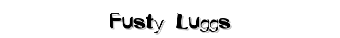 Fusty Luggs font
